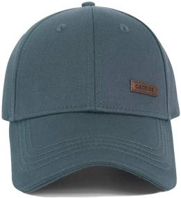 img 3 attached to 🧢 Classic Baseball Cap for Men - CACUSS Cotton Dad Hat with Adjustable Buckle Closure and Golf Cap Styling