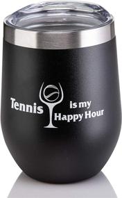 img 2 attached to Tennis Addiction Stainless Stemless Captain