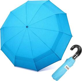 img 4 attached to 🌂 Smith Kung Fu Windproof Umbrellas: Innovative Folding Umbrellas