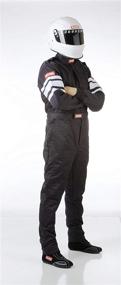 img 2 attached to RaceQuip Racing Driver Fire Suit: One Piece Multi Layer SFI 3.2A/5 Black Small 120002 - Top Quality Safety Gear for Motorsports!