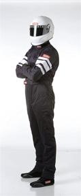 img 3 attached to RaceQuip Racing Driver Fire Suit: One Piece Multi Layer SFI 3.2A/5 Black Small 120002 - Top Quality Safety Gear for Motorsports!