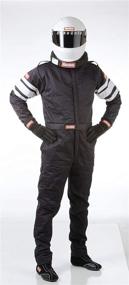 img 1 attached to RaceQuip Racing Driver Fire Suit: One Piece Multi Layer SFI 3.2A/5 Black Small 120002 - Top Quality Safety Gear for Motorsports!
