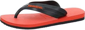 img 4 attached to Стильные унисекс-сандалии Havaianas: черные детские босоножки с клубникой - обязательная обувь.