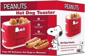 img 1 attached to 🌭 Smart Planet HDT-1S Peanuts Snoopy Hot Dog Toaster: Enjoy Perfectly Toasted Hot Dogs in Stylish Red