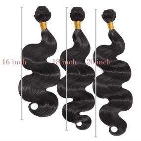 img 2 attached to Brazilian Bundles Extensions Synthetic Resistant