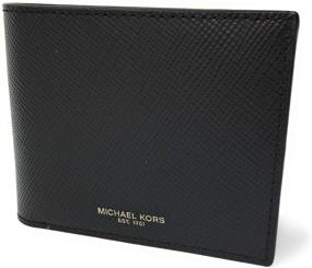 img 4 attached to 🧔 Michael Kors Harrison Men's Billfold Passcase - Enhance your Accessories Game