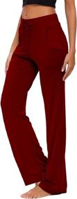 img 2 attached to 👖 JAEZZIY Women's Yoga Sweatpants with Pockets: Pajamas, Comfy Joggers, and Long Running Pants