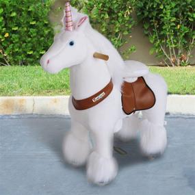 img 3 attached to 🦄 Pony Cycle Ponycycle Riding Unicorn - Galloping Fun with the Small Riding Horse