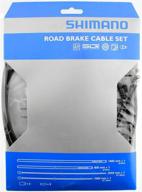 optimized shimano ptfe road brake cable and housing set logo