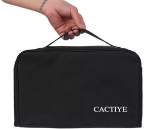 img 3 attached to 🍞 Black Toaster Dust Cover with Pockets - Compatible with Cuisinart 2 Slice Toaster - Holds Jam Spreader Knife & Toaster Tongs - Dust and Fingerprint Protection - Dimensions: 11.5 x 7 x 7.5 inches