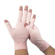 🧤 dr. arthritis copper compression gloves - pain relief & support for arthritis, carpal tunnel, women and men (large pink) logo