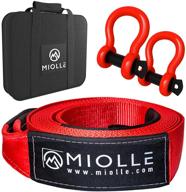 miolle strap 20000lb d hook shackles logo