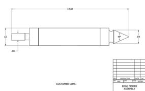 img 1 attached to 🔍 Starrett 827B Finders Pointed Diameter: Precision Measuring Tool for Accurate and Efficient Results