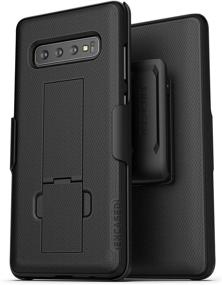 img 3 attached to Чехол с клипсой для пояса для Galaxy S10 (2019 DuraClip) "Slim Grip Holster", чехол для Samsung S10 (черный) - максимальная защита и удобный доступ