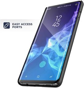 img 2 attached to Чехол с клипсой для пояса для Galaxy S10 (2019 DuraClip) "Slim Grip Holster", чехол для Samsung S10 (черный) - максимальная защита и удобный доступ