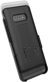 img 1 attached to Чехол с клипсой для пояса для Galaxy S10 (2019 DuraClip) "Slim Grip Holster", чехол для Samsung S10 (черный) - максимальная защита и удобный доступ