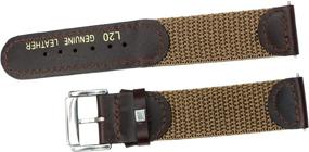 img 3 attached to ⌚ Premium Calfskin Leather Swiss Army Watch with Nylon Strap: A Perfect Blend of Style and Durability