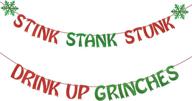 grinches christmas glitter christmas decorations supplies logo