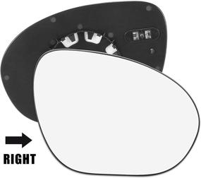 img 3 attached to AUTOHAUX Rearview Replacement Backing Passenger Exterior Accessories for Mirrors & Parts