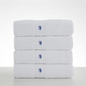 img 2 attached to 🛀 Southern Tide Performance 5.0 Bath Towel - High-Quality 30"W x 54"L Towel, Optical White"