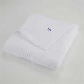 img 3 attached to 🛀 Southern Tide Performance 5.0 Bath Towel - High-Quality 30"W x 54"L Towel, Optical White"