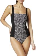 👙 chic and comfy: calvin klein women's pleated one piece swimsuit logo