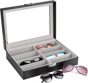 img 4 attached to Organize in Style: 🕶️ Sunglasses & Eyeglasses Collection Compartments