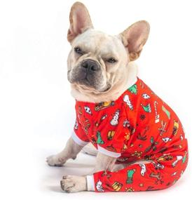 img 3 attached to CuteBone Dog Christmas Pajamas Costumes: Adorable Pet Clothes for Winter Holidays