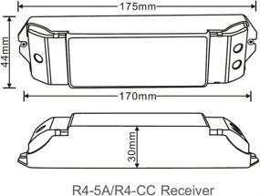 img 2 attached to LEDENET RF Constant Voltage Receiver, 2.4G Wireless Remote Control, DC 5V 12V 24V 20A, Compatible with Single Color RGB CW/WW RGBW RGBWW LED Strip Tape Lights (R4-5A CV Receiver)