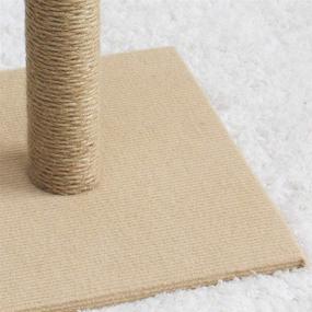 img 1 attached to 🐱 SOMNIA Cat Scratching Post: Interactive Toys, Sisal Scratch Post, Soft Plush Cover