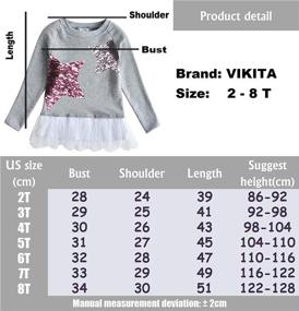 img 3 attached to 👚 Shop VIKITA Cotton Sleeve Shirt Clothes for Girls | Find the Best Tops, Tees & Blouses