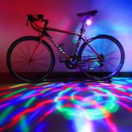 🎉 party-ready: disco ball lights with over 10 rgb flash modes - perfect for bikes and events логотип