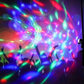 img 2 attached to 🎉 Party-Ready: Disco Ball Lights with Over 10 RGB Flash Modes - Perfect for Bikes and Events