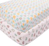 fitted printed cotton mattress toddler logo