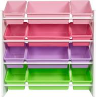 🧸 honeycando kids toy storage organizer: pastel bins for decluttering playrooms logo