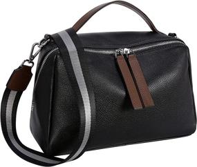 img 4 attached to Сумка для женщин Iswee Fashion Handbag Shoulder Tote - Идеально подходит для покупок с соответствующим кошельком.