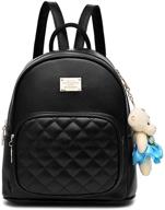 leather backpack daypacks for women - bag wizard fashion handbags & wallets logo