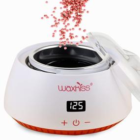 img 1 attached to 💁 Convenient & Efficient White Electric Wax Warmer for Hair Removal - Portable with See-Through Cover