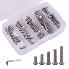 img 4 attached to Button Socket Screws Assortment Stainless