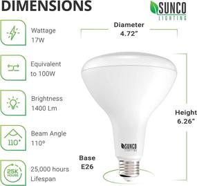 img 3 attached to Sunco Lighting Dimmable 3000K Indoor