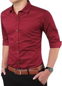 img 3 attached to 👕 YTD Cotton Casual Printed X Large Shirts for Men: Stylish and Comfortable Clothing