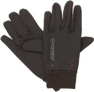🧤 black medium manzella ultra gloves logo