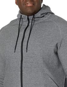 img 2 attached to Amazon Essentials Full Zip Sweatshirt Heather Men's Clothing for Active