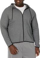 amazon essentials full zip sweatshirt heather men's clothing for active logo