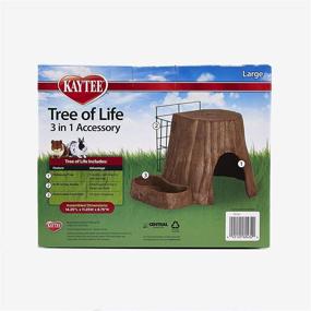 img 3 attached to 🌳 Enhance Your Pet's Habitat with the Kaytee Tree of Life 3 in 1 Accessory
