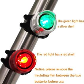 img 3 attached to 🛥️ Portable Marine LED Boating Lights in Green and Red Aluminum, LED Navigation Lights for Boat Bow or Stern, Backup Lights for Kayak, Pontoon, Yacht, and Dinghy