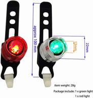 🛥️ portable marine led boating lights in green and red aluminum, led navigation lights for boat bow or stern, backup lights for kayak, pontoon, yacht, and dinghy логотип