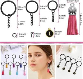 img 3 attached to 🔑 Premium Apsung Keychain Tassles: Top-Quality Beading & Jewelry Making Supplies