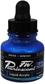 img 2 attached to Daler Rowney FW Pearlescent Liquid Acrylic Ink 29 Painting, Drawing & Art Supplies