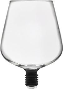 img 4 attached to Godinger ChugMate Wine Glass Topper: Revolutionize Wine 🍷 Drinking with Straight-from-Bottle Goblet - The Original, Pack of 1!